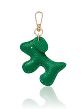 Load image into Gallery viewer, Italian Handmade Leather Dog-Shaped Keyring Bag Charm
