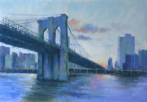 Brooklyn Bridge in Blue, NYC