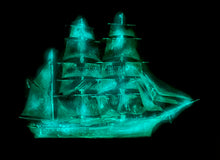 Load image into Gallery viewer, Ghost Ship - Three Mast Schooner
