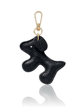 Load image into Gallery viewer, Italian Handmade Leather Dog-Shaped Keyring Bag Charm
