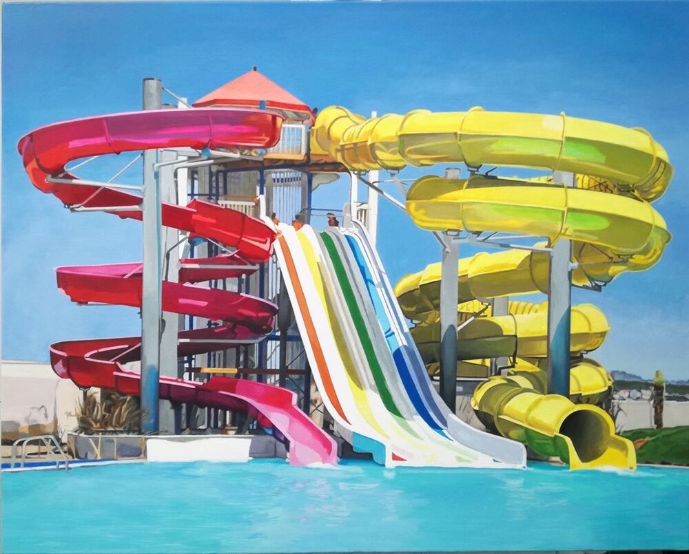 Waterslides - print